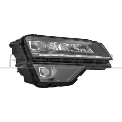 DX_SCRITTA_LOGO.jpg Proiettore Destro Elettrico Con Motore Senza Centralina Full Led Versione Varroc SKODA KAROQ Dal 11/2017 Al 
