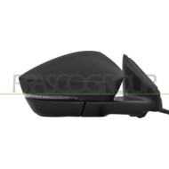 DX_SCRITTA_LOGO.jpg Retrovisore Destro Elettrico Nero Con Fanale Convesso 5 Pins Compatibile Per SKODA KAROQ Dal 11/2017 Al 12/2