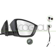 LIBRETTO_RICHIESTA_TARGA.JPG Retrovisore Destro Elettrico Con Primer Termico Con Fanale Con Luce Cortesia Convesso 7 Pins SKODA 
