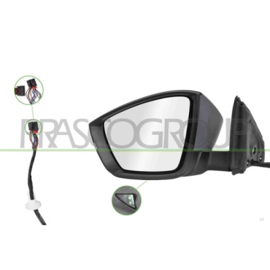 LIBRETTO_RICHIESTA_TARGA.JPG Retrovisore Sinistro Elettrico Primer Termico Chiudibile Fanale Memoria Luce Cortesia 15 Pins SKODA