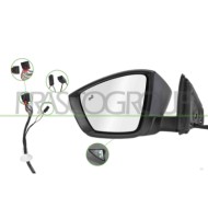 LIBRETTO_RICHIESTA_TARGA.JPG Retrovisore Sinistro Elettrico Primer Termico Chiudibile Memoria Luce Cortesia Blis 17 Pins SKODA K