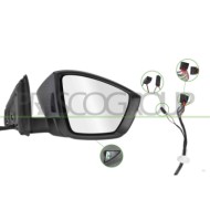 LIBRETTO_RICHIESTA_TARGA.JPG Retrovisore Destro Elettrico Termico Chiudibile Memoria Luce Cortesia Side Assist 17 Pins SKODA KAR