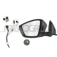 LIBRETTO_RICHIESTA_TARGA.JPG Retrovisore Sinistro Elettrico Termico Chiudibile Memoria Luce Cortesia Side Assist 17 Pins SKODA K