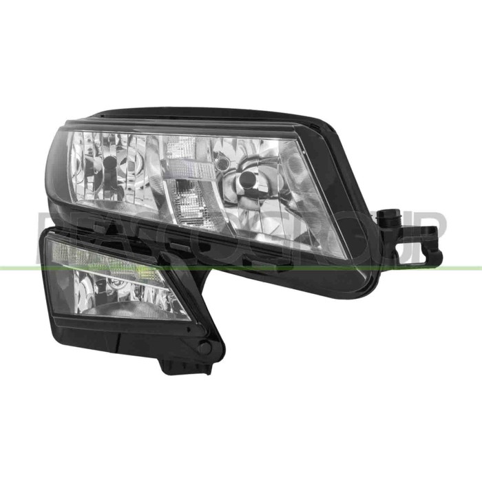 LIBRETTO_RICHIESTA_TARGA.JPG Proiettore Destro H7+H7 Elettrico Motore Luce Diurna Senza Fendinebbia Led Versione Elba SKODA KODI