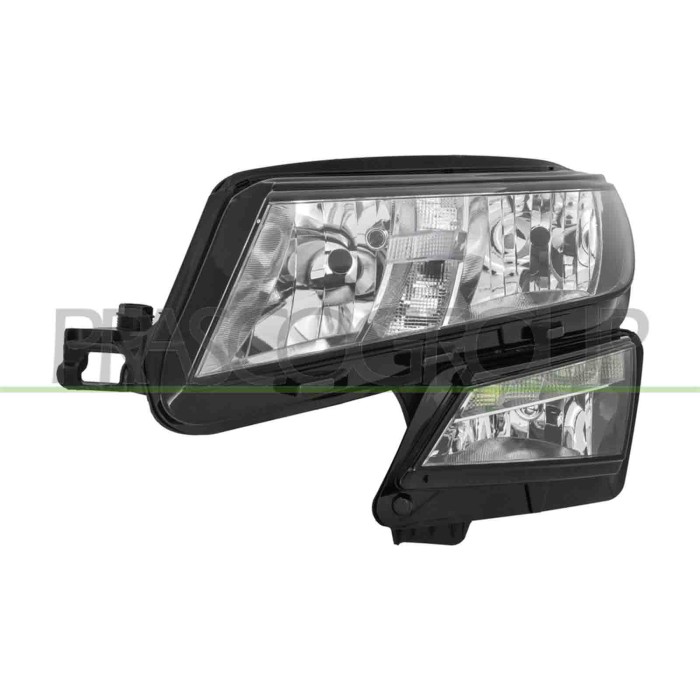 LIBRETTO_RICHIESTA_TARGA.JPG Proiettore Sinistro H7+H7 Elettrico Motore Luce Diurna Senza Fendinebbia Led Versione Elba SKODA KO