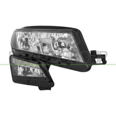 LIBRETTO_RICHIESTA_TARGA.JPG Proiettore Destro H7+H7 Elettrico Motore Luce Diurna Fendinebbia Led Versione Elba SKODA KODIAQ (NS