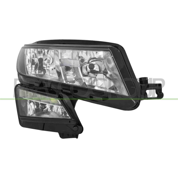LIBRETTO_RICHIESTA_TARGA.JPG Proiettore Destro H7+H7 Elettrico Motore Luce Diurna Fendinebbia Led Versione Elba SKODA KODIAQ (NS