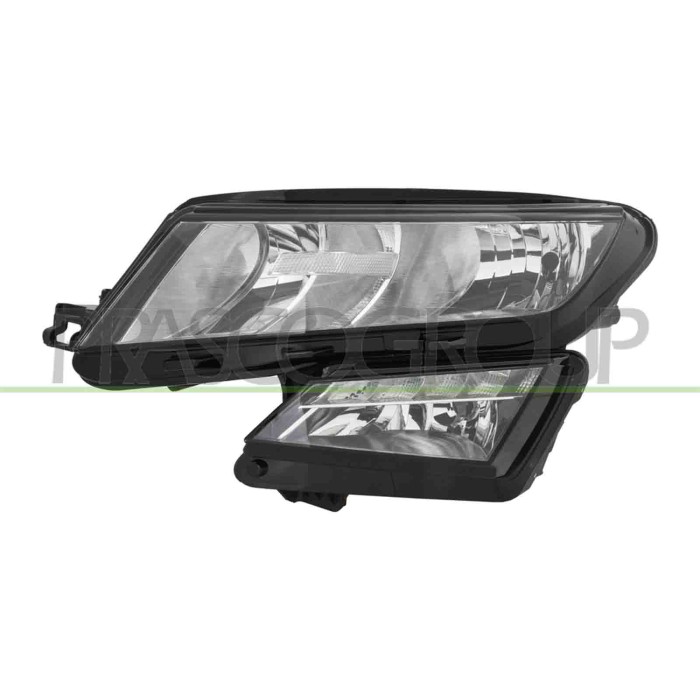 NEUTRO.jpg Proiettore Sinistro H7+H7 Elettrico Motore Luce Diurna Fendinebbia Led Versione Elba SKODA KODIAQ (NS7) Dal 09/2016 A