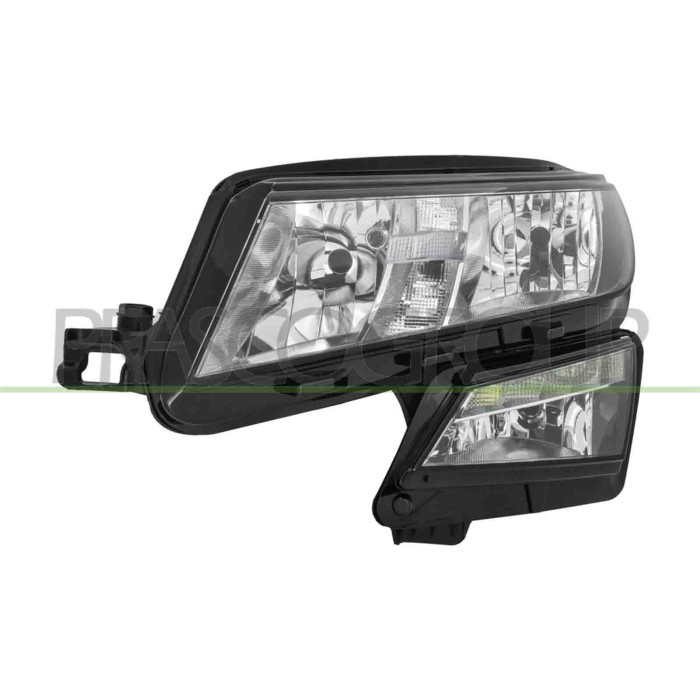 LIBRETTO_RICHIESTA_TARGA.JPG Proiettore Sinistro H7+H7 Elettrico Motore Luce Diurna Fendinebbia Led Versione Elba SKODA KODIAQ (