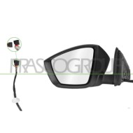 LIBRETTO_RICHIESTA_TARGA.JPG Retrovisore Sinistro Elettrico Nero Termico Con Fanale Convesso 6 Pins SKODA KODIAQ (NS7) Dal 09/20