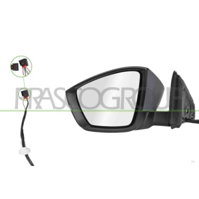 LIBRETTO_RICHIESTA_TARGA.JPG Retrovisore Sinistro Elettrico Con Primer Termico Con Fanale Convesso 6 Pins SKODA KODIAQ (NS7) Dal