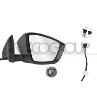 LIBRETTO_RICHIESTA_TARGA.JPG Retrovisore Destro Elettrico Primer Termico Chiudibile Fanale Luce Cortesia Convesso 9 Pins SKODA K