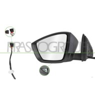 LIBRETTO_RICHIESTA_TARGA.JPG Retrovisore Sinistro Elettrico Primer Termico Chiudibile Fanale Luce Cortesia Convesso 9 Pins SKODA