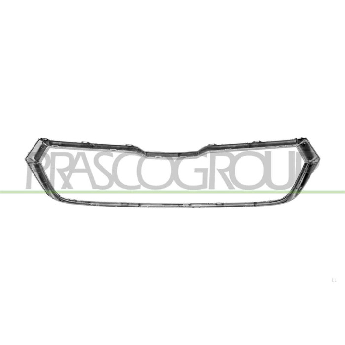 LIBRETTO_RICHIESTA_TARGA.JPG Cornice Griglia Radiatore Cromata Compatibile Per SKODA KODIAQ Dal 05/2021 Al 02/2024 Codice Origin
