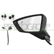 LIBRETTO_RICHIESTA_TARGA.JPG Retrovisore Sinistro Elettrico Con Primer Termico Con Fanale Con Blis Convesso 8 Pins SEAT IBIZA Da