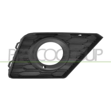 DX_SCRITTA_LOGO.jpg Griglia Destra Paraurti Anteriore Nera Con Sede Fendi Mod. Compatibile Per SEAT ARONA Dal 12/2017 Al 07/2021