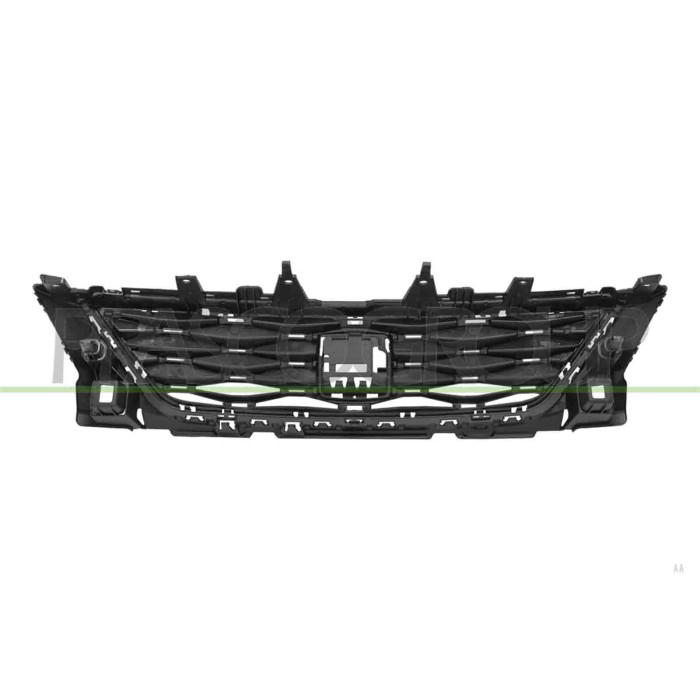 LIBRETTO_RICHIESTA_TARGA.JPG Griglia Radiatore Verniciata Nera Lucida Compatibile Per SEAT ATECA (KH7) Dal 03/2016 Al 06/2020 Co