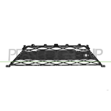 LIBRETTO_RICHIESTA_TARGA.JPG Griglia Paraurti Anteriore Centrale Nera Lucida Compatibile Per SEAT ATECA (KH7) Dal 03/2016 Al 06/