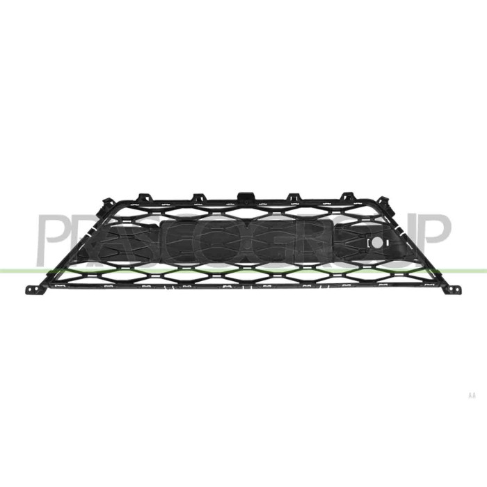 LIBRETTO_RICHIESTA_TARGA.JPG Griglia Paraurti Anteriore Centrale Nera Lucida Compatibile Per SEAT ATECA (KH7) Dal 03/2016 Al 06/