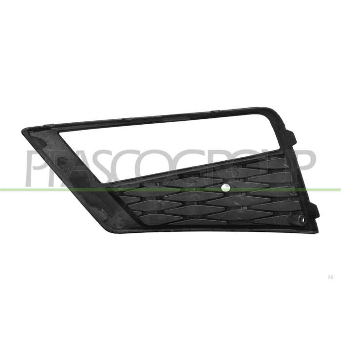 LIBRETTO_RICHIESTA_TARGA.JPG Griglia Destra Paraurti Anteriore Nera Goffrata Con Sede Fendinebbia SEAT ATECA (KH7) Dal 03/2016 A