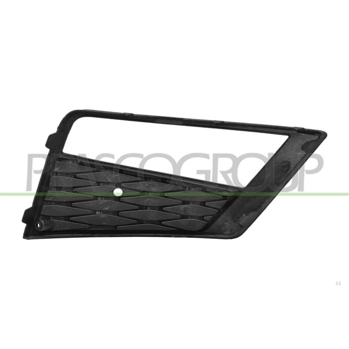 LIBRETTO_RICHIESTA_TARGA.JPG Griglia Sinistra Paraurti Anteriore Nera Goffrata Con Sede Fendinebbia SEAT ATECA (KH7) Dal 03/2016