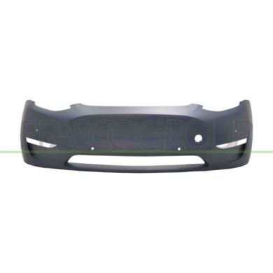 LIBRETTO_RICHIESTA_TARGA.JPG Paraurti Anteriore Con Primer Con Fori Pdc E Park Assist+Supporti TESLA MODEL Y Dal 04/2019 Al 05/2
