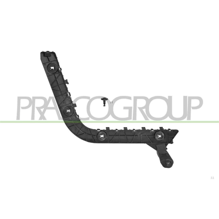 LIBRETTO_RICHIESTA_TARGA.JPG Staffa Sinistra Paraurti Posteriore Esterna Compatibile Per TESLA MODEL Y Dal 04/2019 Al 05/2025 Co