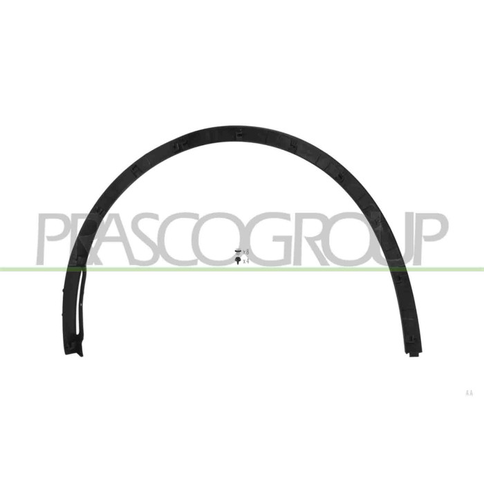 LIBRETTO_RICHIESTA_TARGA.JPG Parafanghino Anteriore Destro Nero Goffrato Compatibile Per TESLA MODEL Y Dal 04/2019 Al 05/2025 Co