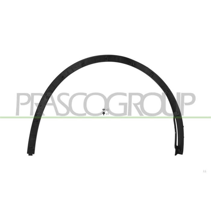 LIBRETTO_RICHIESTA_TARGA.JPG Parafanghino Anteriore Sinistro Nero Goffrato Compatibile Per TESLA MODEL Y Dal 04/2019 Al 05/2025 