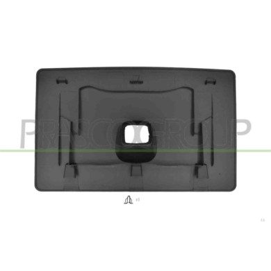 LIBRETTO_RICHIESTA_TARGA.JPG Copertura Serratura Cofano Plastica Compatibile Per TESLA MODEL Y Dal 04/2019 Al 05/2025 Codice Ori