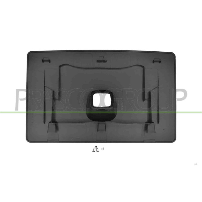 LIBRETTO_RICHIESTA_TARGA.JPG Copertura Serratura Cofano Plastica Compatibile Per TESLA MODEL Y Dal 04/2019 Al 05/2025 Codice Ori