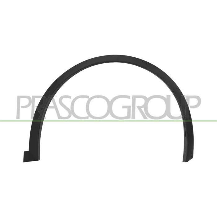 DX_SCRITTA_LOGO.jpg Parafanghino Anteriore Destro Nero Goffrato Compatibile Per TESLA MODEL X Dal 01/2016 Al 12/2020 Codice Orig