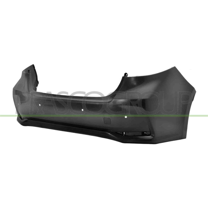 NEUTRO.jpg Paraurti Posteriore Nero Liscio Da Primerizzare Fori Pdc Tracce Park Assist TOYOTA COROLLA SEDAN (E210) Dal 03/2019 A