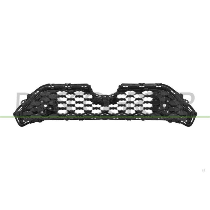 LIBRETTO_RICHIESTA_TARGA.JPG Griglia Radiatore Nera Lucida Con Modanatura Cromata Con Fori Pdc+Supporti TOYOTA RAV 4 Dal 04/2019