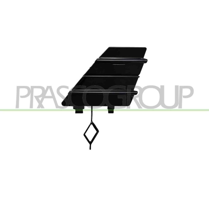 NEUTRO.jpg Tappo Copri Gancio Traino Paraurti Anteriore Nera Lucida Mod. Hybrid TOYOTA YARIS Dal 01/2017 Al 05/2020 52127-0DB10