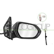 LIBRETTO_RICHIESTA_TARGA.JPG Retrovisore Destro Elettrico Con Primer Termico Con Fanale Convesso 6 Pins TOYOTA YARIS Dal 06/2020