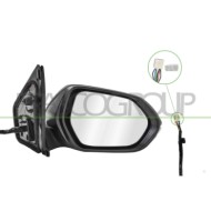 LIBRETTO_RICHIESTA_TARGA.JPG Retrovisore Destro Elettrico Con Primer Termico Chiudibile Con Fanale Convesso 8 Pins TOYOTA YARIS 