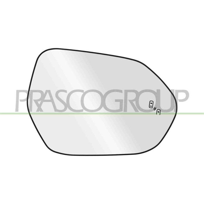 DX_SCRITTA_LOGO.jpg Piastra Specchio Destra Termica Con Blis Convessa Compatibile Per TOYOTA COROLLA (E210) Dal 03/2019 Al 02/20
