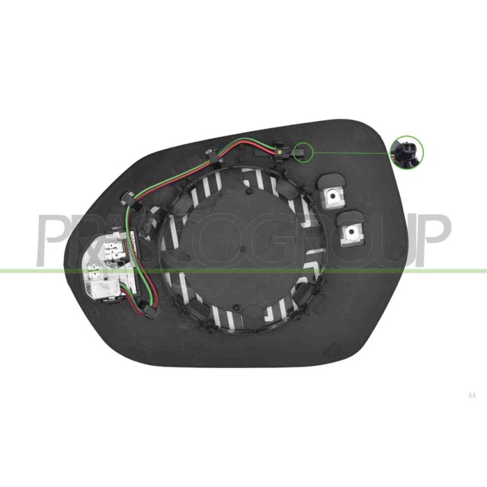 LIBRETTO_RICHIESTA_TARGA.JPG Piastra Specchio Destra Termica Con Blis Convessa Compatibile Per TOYOTA COROLLA (E210) Dal 03/2019