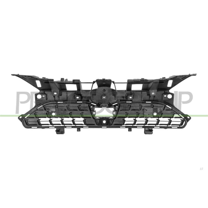 LIBRETTO_RICHIESTA_TARGA.JPG Griglia Radiatore Nera Lucida Con Fori Pdc+Supporti Con Foro Telecamera TOYOTA YARIS CROSS Dal 08/2