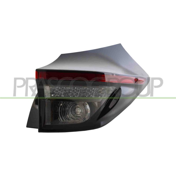 LIBRETTO_RICHIESTA_TARGA.JPG Fanale Posteriore Destro Esterno Con Porta Lampada Led Versione Valeo TOYOTA YARIS CROSS Dal 08/202