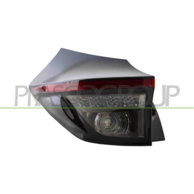 LIBRETTO_RICHIESTA_TARGA.JPG Fanale Posteriore Sinistro Esterno Con Porta Lampada Led Versione Valeo TOYOTA YARIS CROSS Dal 08/2