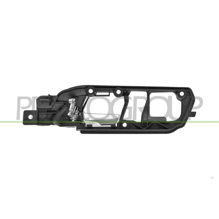LIBRETTO_RICHIESTA_TARGA.JPG Maniglia Anteriore Destra Interna Con Leva Cromata Con Mostrina Nera VOLKSWAGEN POLO Dal 08/2001 Al