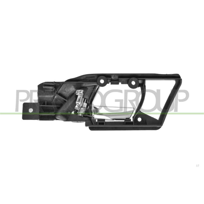 LIBRETTO_RICHIESTA_TARGA.JPG Maniglia Posteriore Destra Interna Con Leva Cromata Compatibile Per VOLKSWAGEN POLO Dal 08/2001 Al 