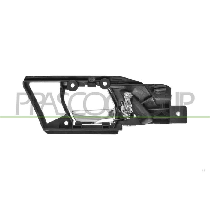 LIBRETTO_RICHIESTA_TARGA.JPG Maniglia Posteriore Sinistra Interna Con Leva Cromata Compatibile Per VOLKSWAGEN POLO Dal 08/2001 A