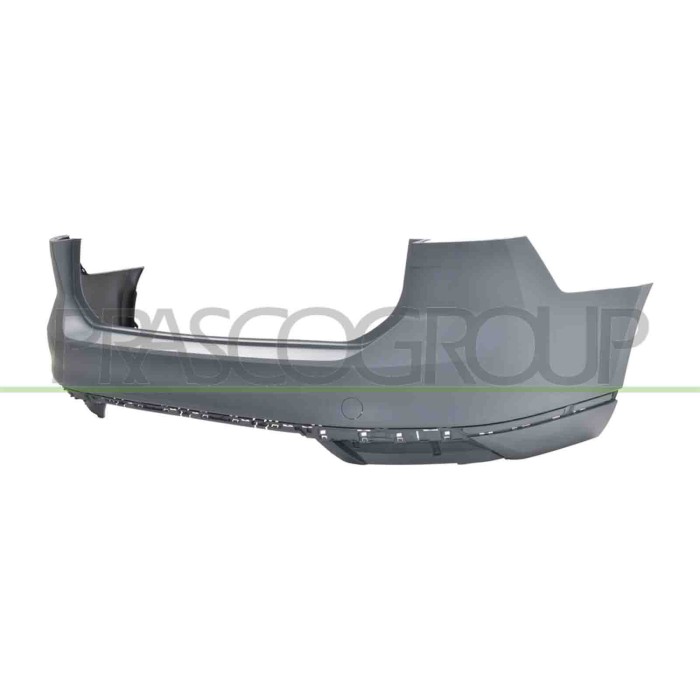 NEUTRO.jpg Paraurti Posteriore Con Primer Con Tappo Coprigancio Con Fori Modanature VOLKSWAGEN PASSAT B8 Dal 06/2019 Al 04/2024
