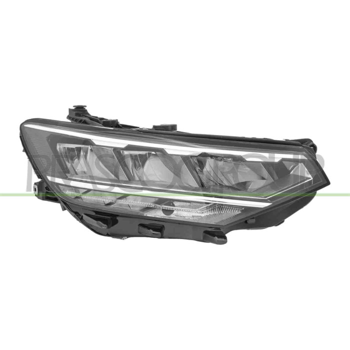 DX_SCRITTA_LOGO.jpg Proiettore Destro Elettrico Con Motore Full Led Versione Valeo VOLKSWAGEN PASSAT B8 Dal 06/2019 Al 04/2024 3