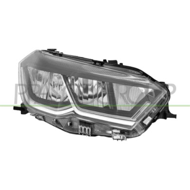 LIBRETTO_RICHIESTA_TARGA.JPG Proiettore Destro Elettrico Con Motore Led Versione Valeo Compatibile Per VOLKSWAGEN POLO Dal 05/20