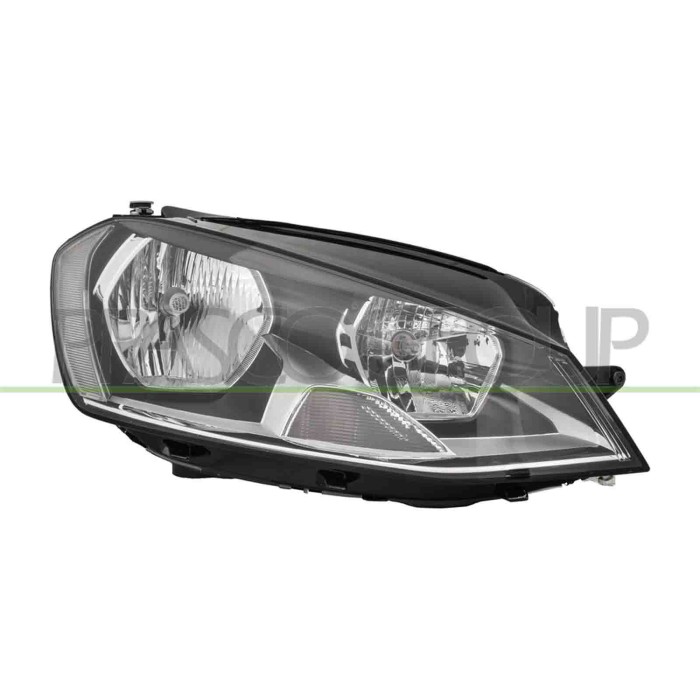 LIBRETTO_RICHIESTA_TARGA.JPG Proiettore Destro H7+H15 Elettrico Con Motore Nero Compatibile Per VOLKSWAGEN GOLF 7 Dal 10/2012 Al