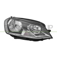 LIBRETTO_RICHIESTA_TARGA.JPG Proiettore Destro H7+H15 Elettrico Con Motore Nero Compatibile Per VOLKSWAGEN GOLF 7 Dal 10/2012 Al